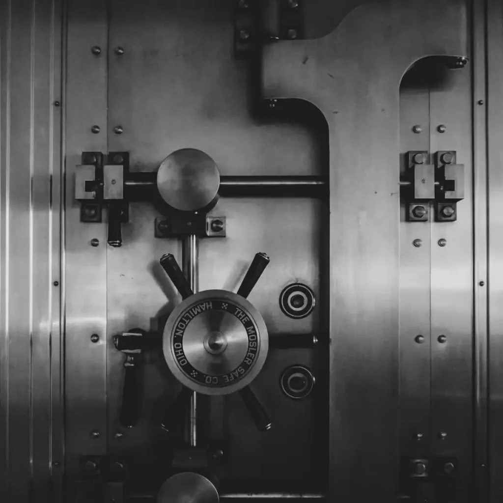 A bank vault